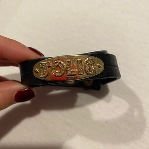 Tory Burch “Jolie” leather bracelet